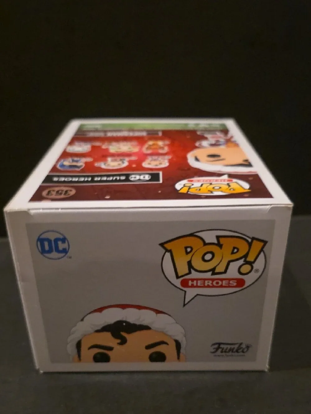 Funko Superman in Red & Blue Holiday Sweater Pop! - Picture 6 of 6